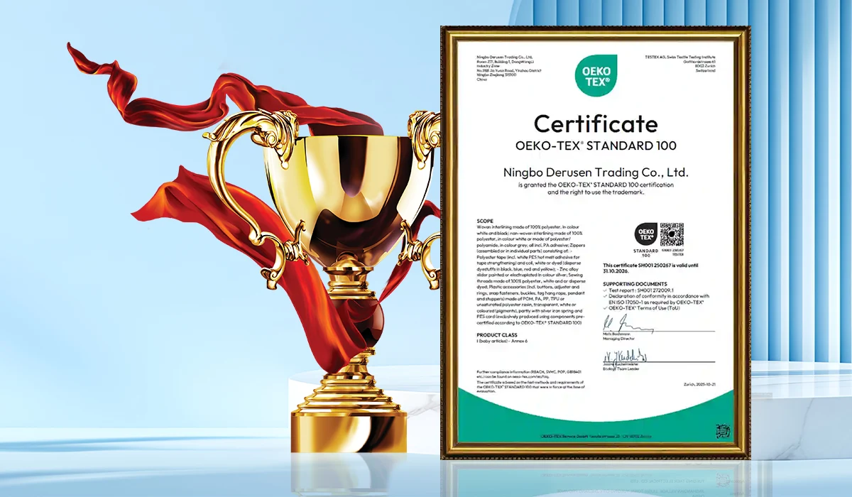 OEKO-TEX Standard 100 certification